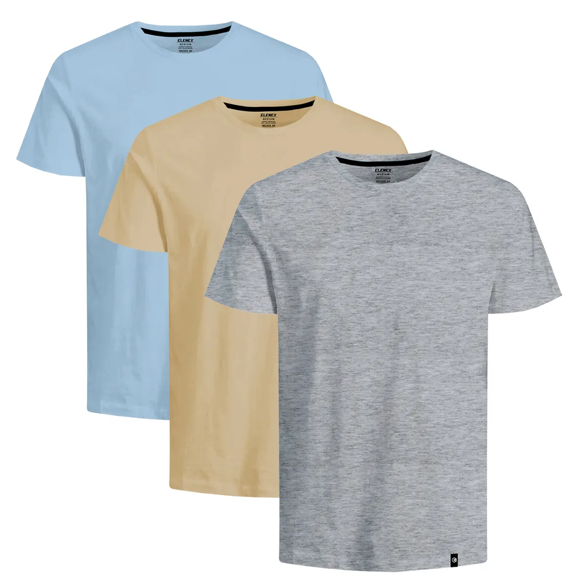 ELENEX - Polo Basico Pack X3 Hombre Elenex
