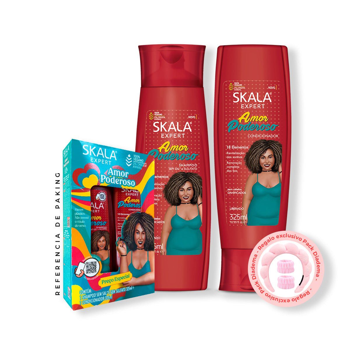 SKALA - Shampoo + Acondicionador Amor Poderoso Skala Expert 325ml + REGALO