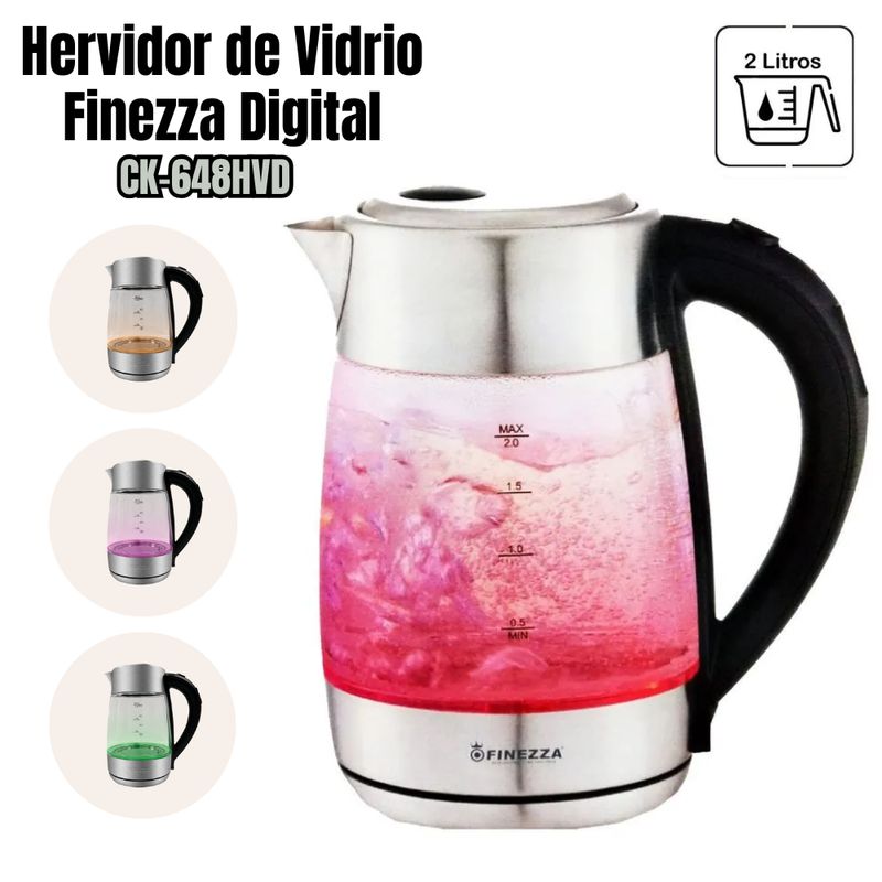FINEZZA - Hervidor Electrico 2L Digital Finezza - CK648HVD