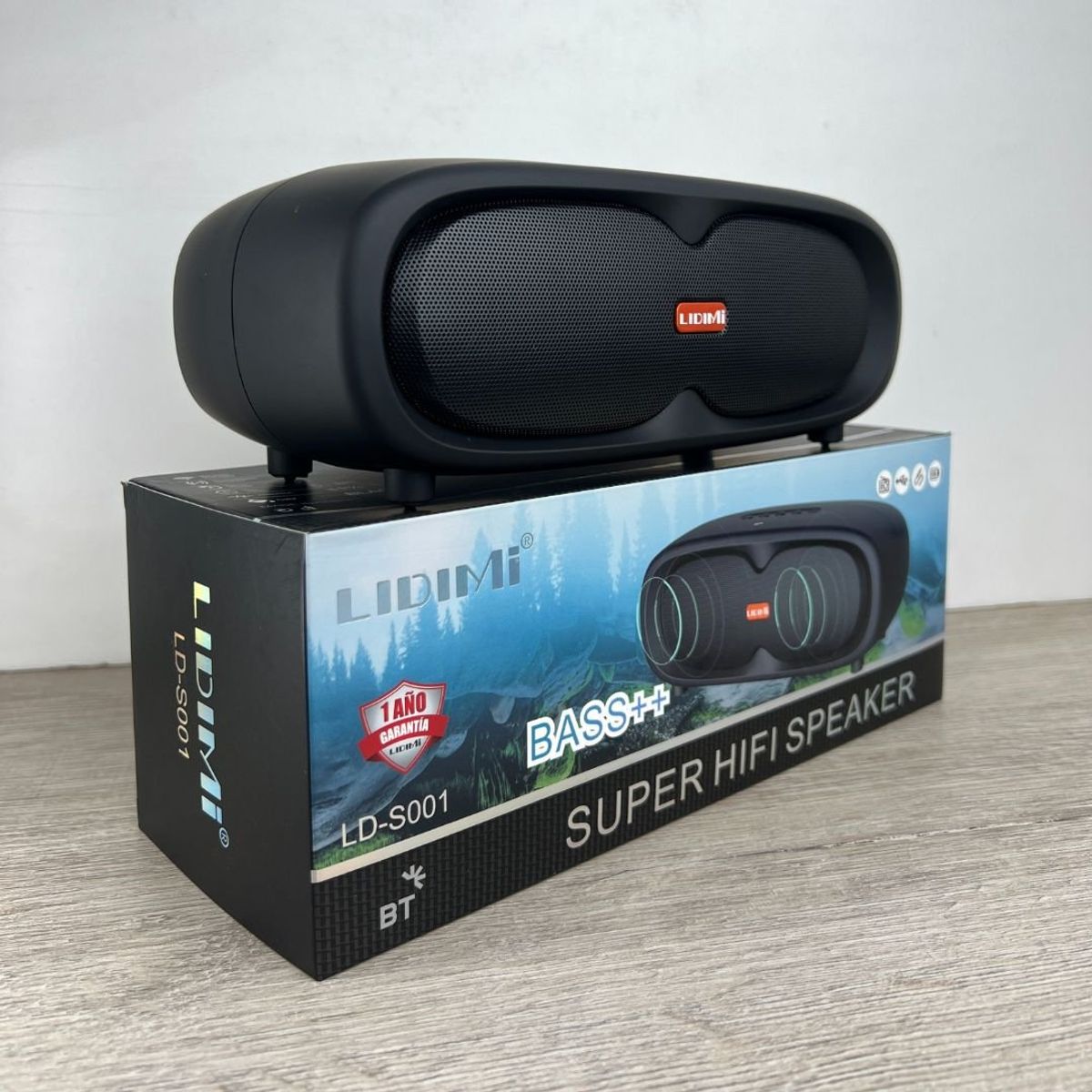 LIDIMI - Parlante Bluetooth LIDIMI 32W Super Bass++ LD-S001 Negro