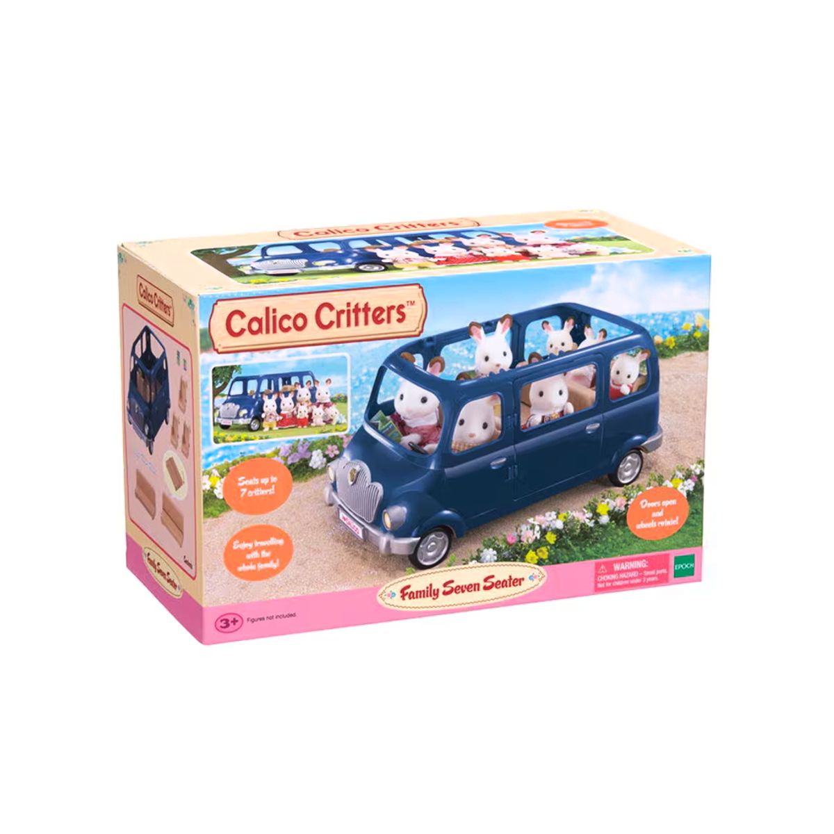 SYLVANIAN FAMILIES - Calico Critters Auto Familiar Azul 7 Asientos