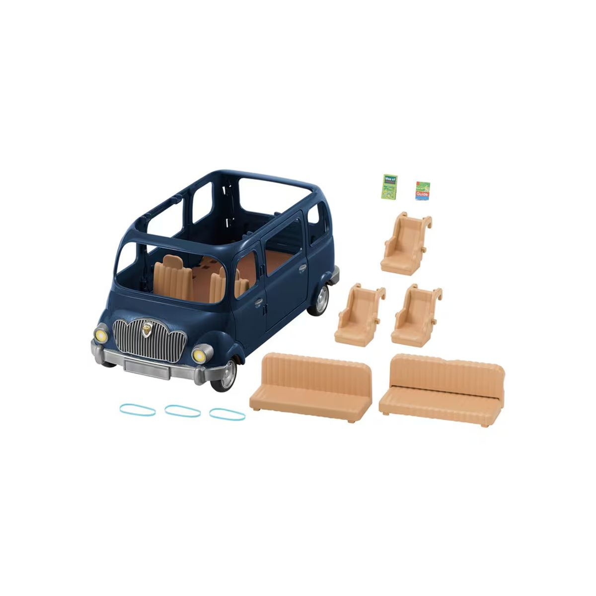 SYLVANIAN FAMILIES - Calico Critters Auto Familiar Azul 7 Asientos