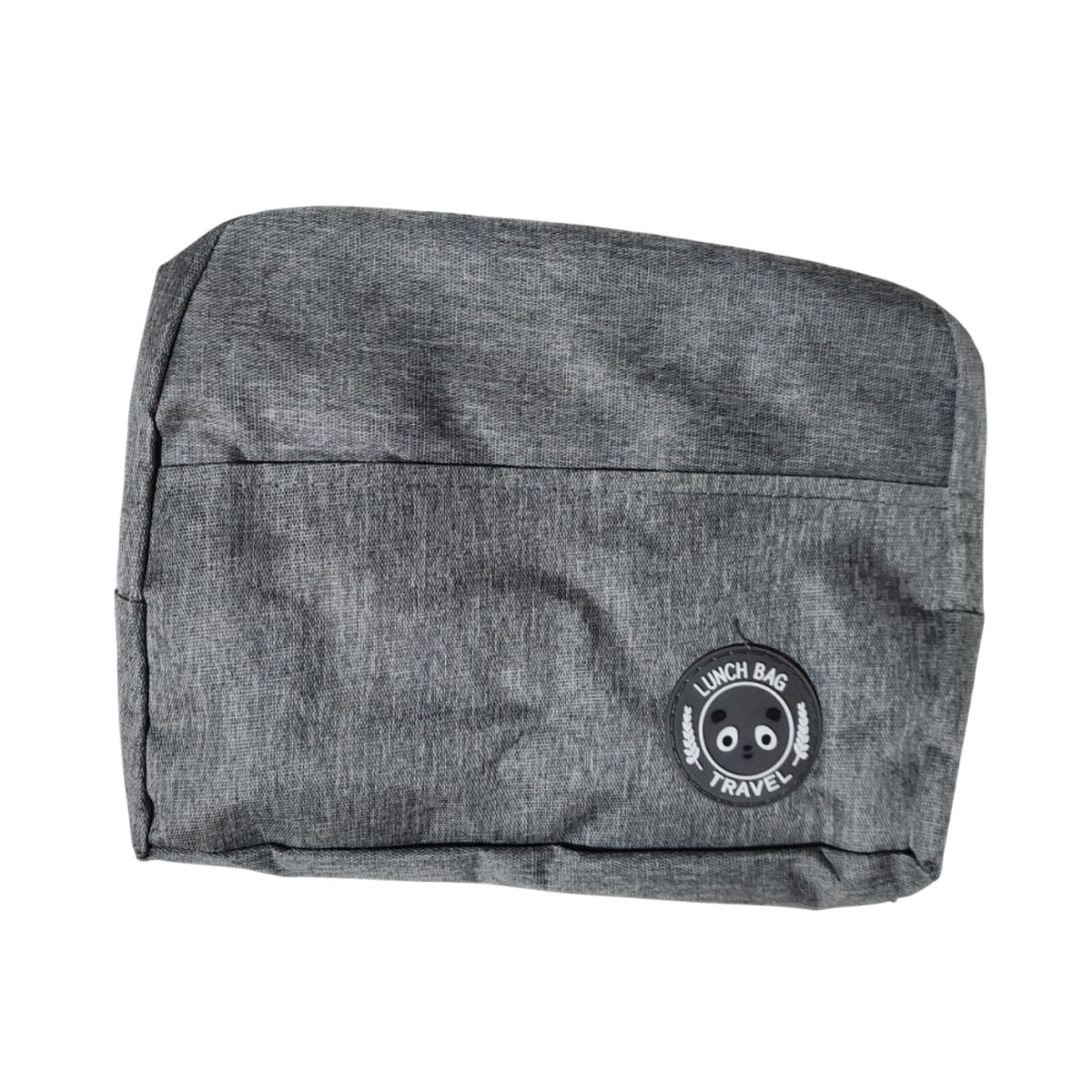 GENERICO - Lonchera Bolso Para alimentos con diseño liso - Gris