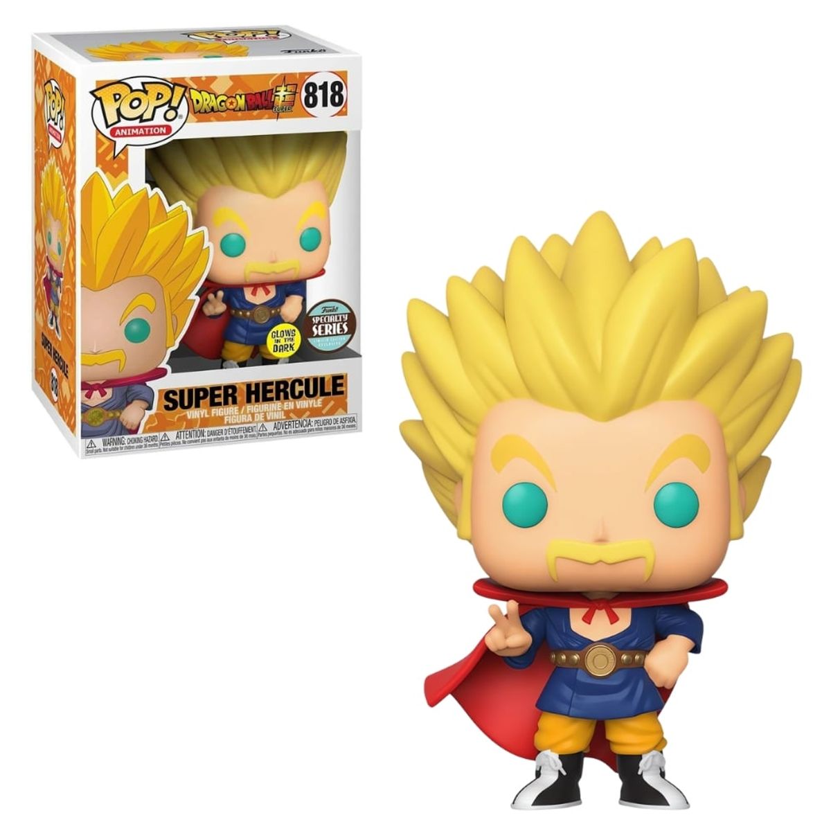 FUNKO - Funko Pop Mr Satan Super Saiyan GITD - Super Hercule Dragonball