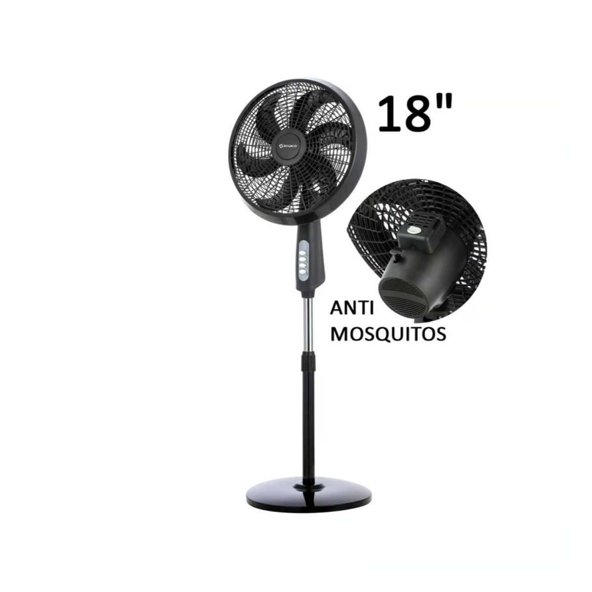IMACO - Ventilador Pedestal Imaco 18″ 85W FSM7518MK