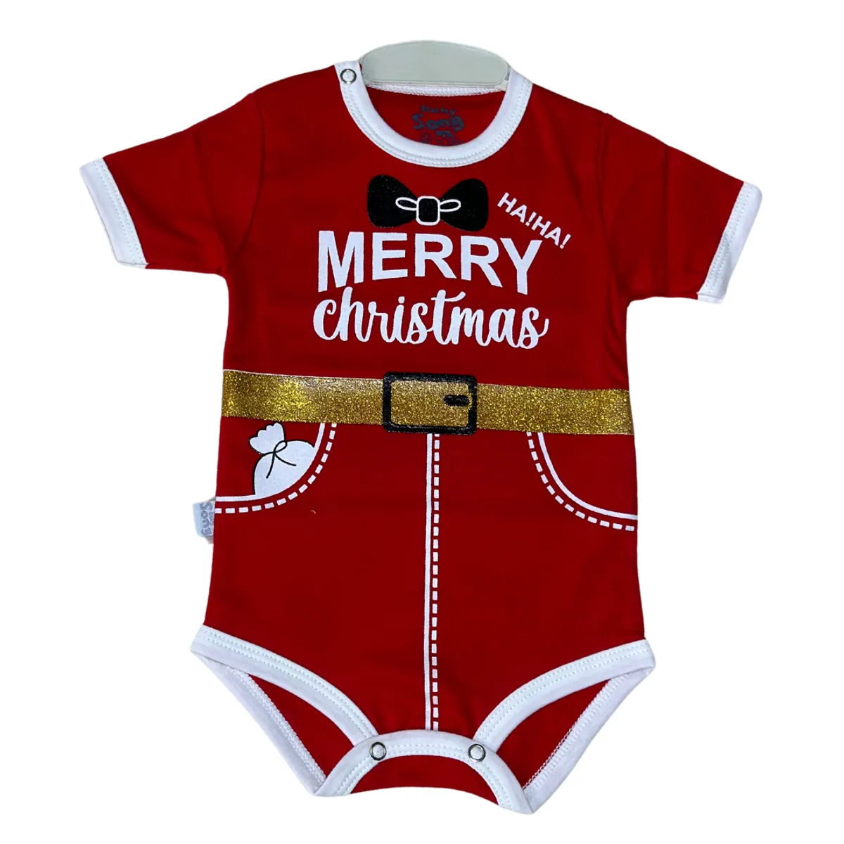 GENERICO - Body Bebé Feliz Navidad Talla 4