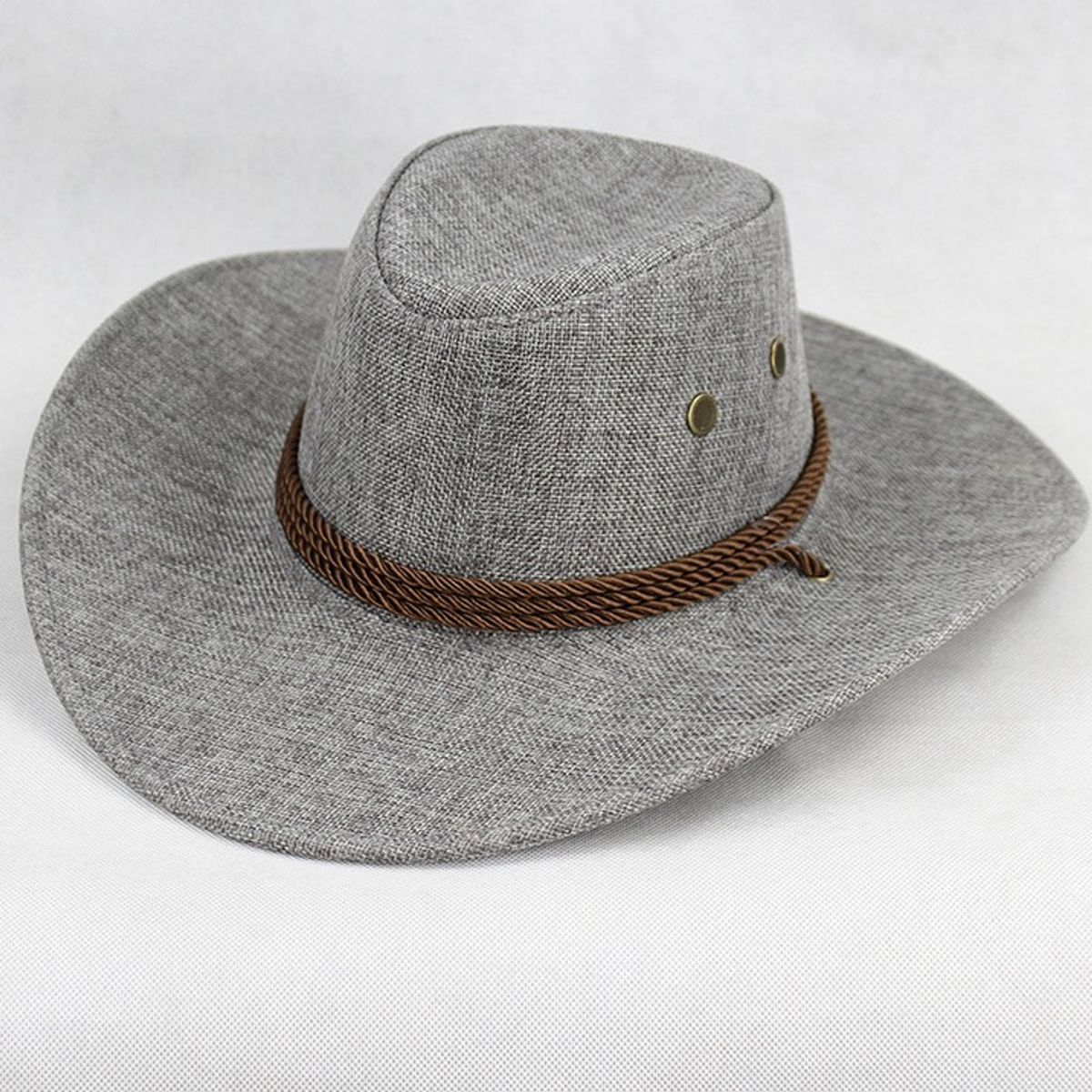 KAST PE - Sombrero Estilo Vaquero Antonio - Gris Claro