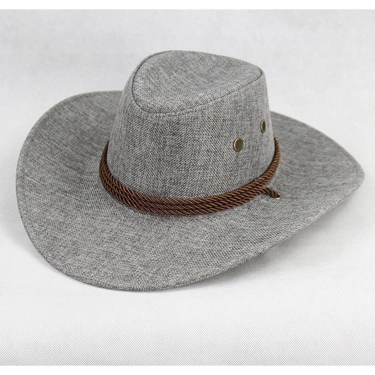 KAST PE - Sombrero Estilo Vaquero Antonio - Gris Claro