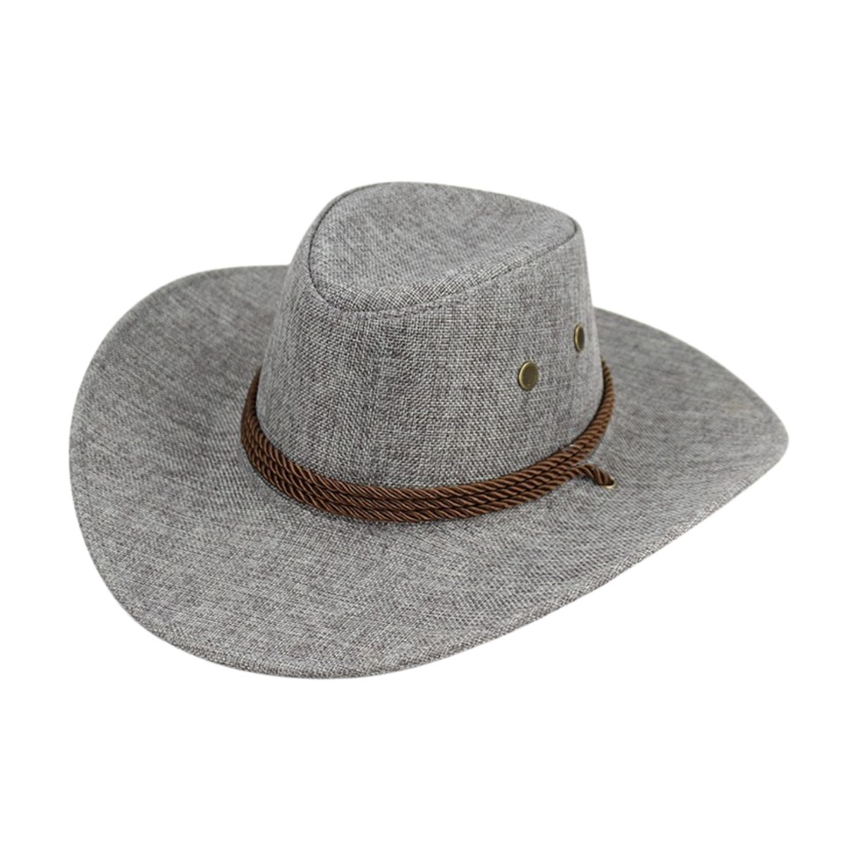 KAST PE - Sombrero Estilo Vaquero Antonio - Gris Claro