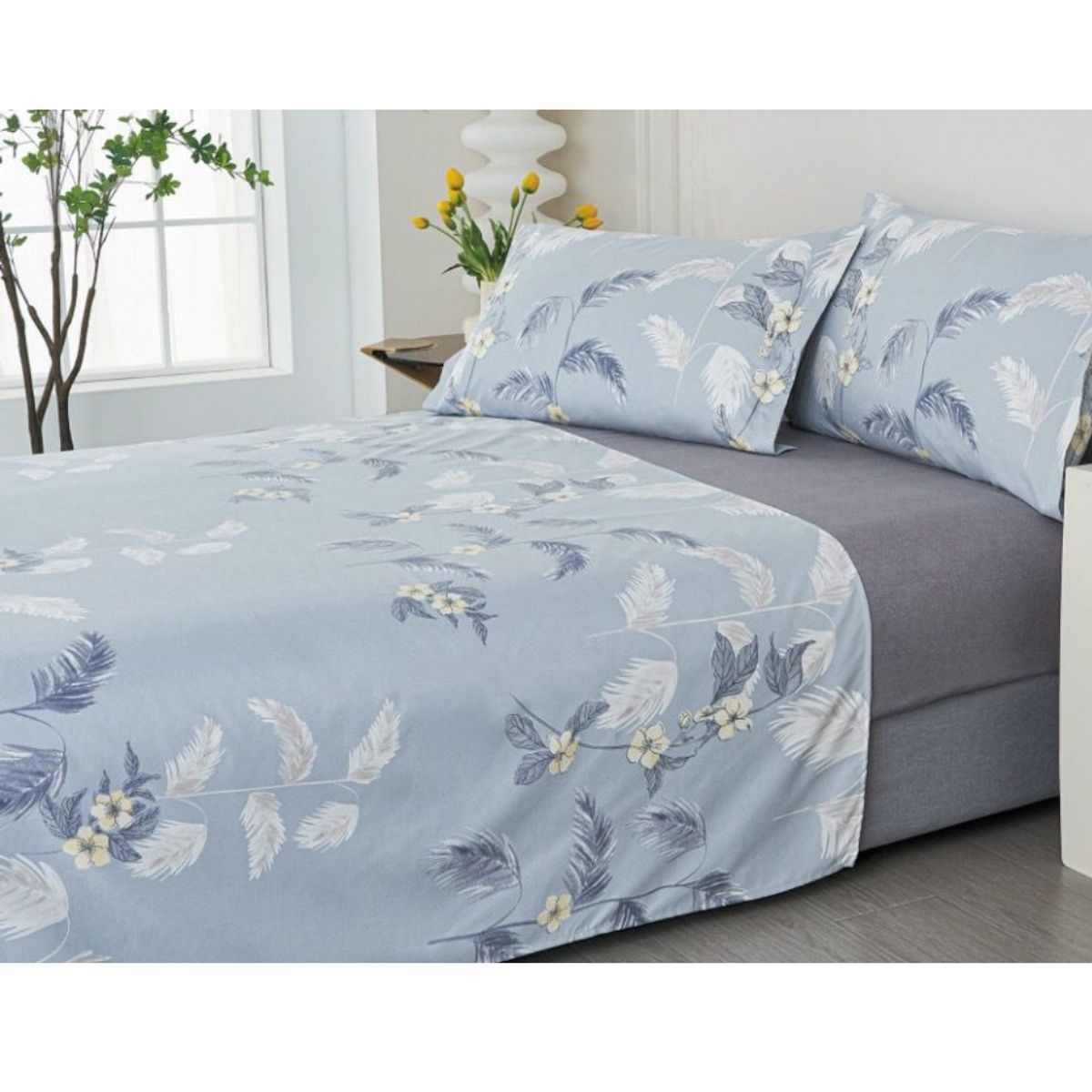 VENEZIA - JUEGO DE SÁBANAS VENNEZIA CALIFORNIA 1.5 PLZ 100 % ALGODÓN