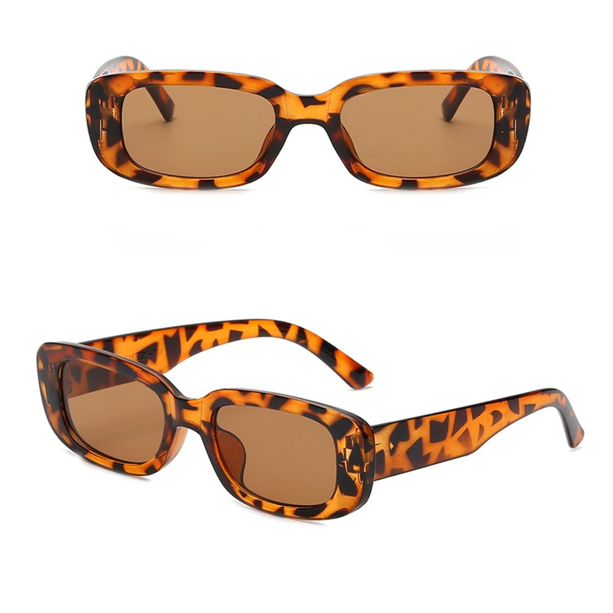 KAST PE - Gafas Lentes de Sol Vintage Maryorie Marrón + Estuche