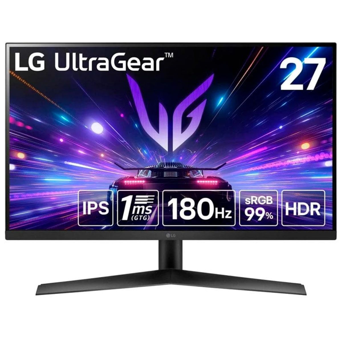 LG - Monitor LG UltraGear 27GS50F-B de 27 FHD 180Hz 1ms MBR HDR10