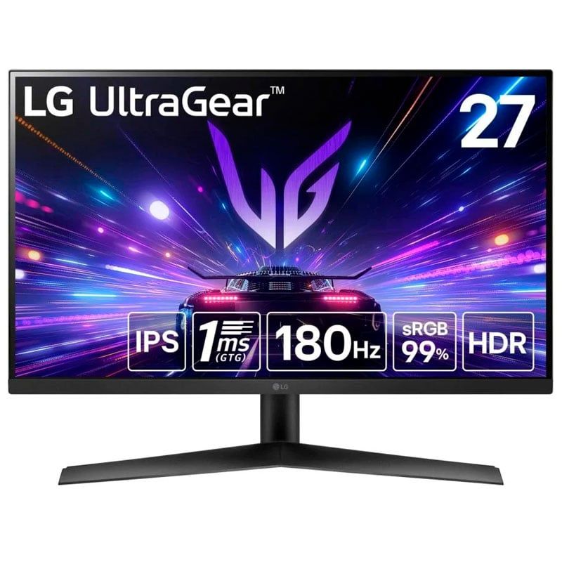 LG - Monitor LG UltraGear 27GS50F-B de 27 FHD 180Hz 1ms MBR HDR10