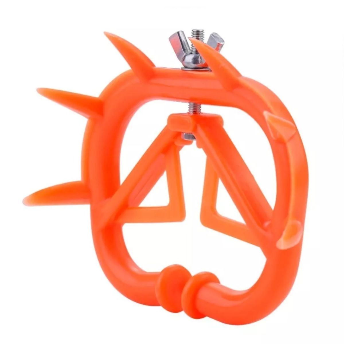 GENERICO - Pack De 6 Destetadores Para Ternero Clip De Nariz NARANJA