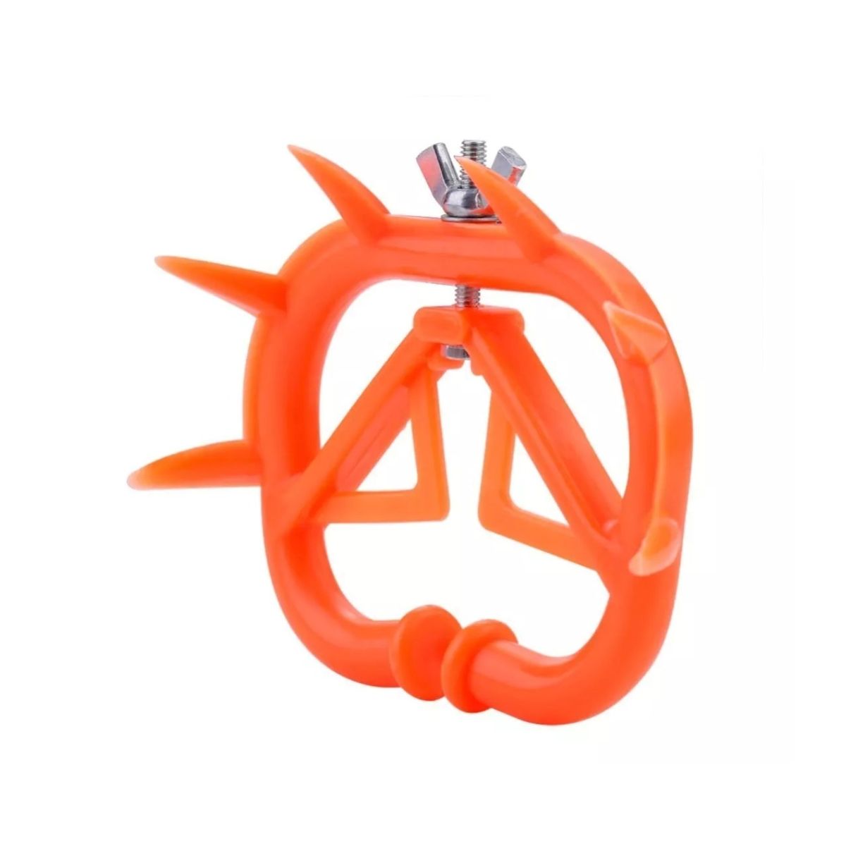 GENERICO - Pack De 6 Destetadores Para Ternero Clip De Nariz NARANJA