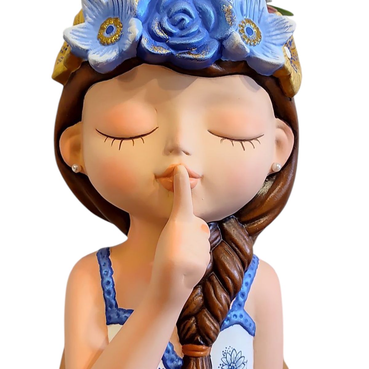 GENERICO - Macetero Maceta Suculentas Soñadora Pintada a Mano