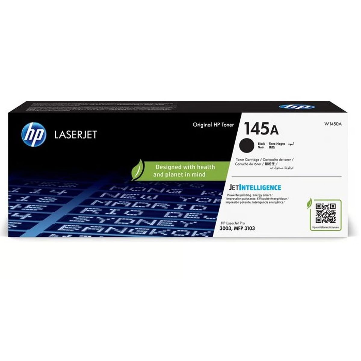 HP - Toner HP W1450A (145A) Negro 1,700 Pag. L.J.3103 3008dn, 3101,3108fdn