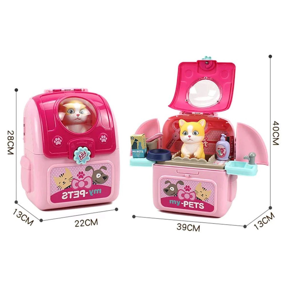 GENERICO - Set Mascota Modelo Mochila