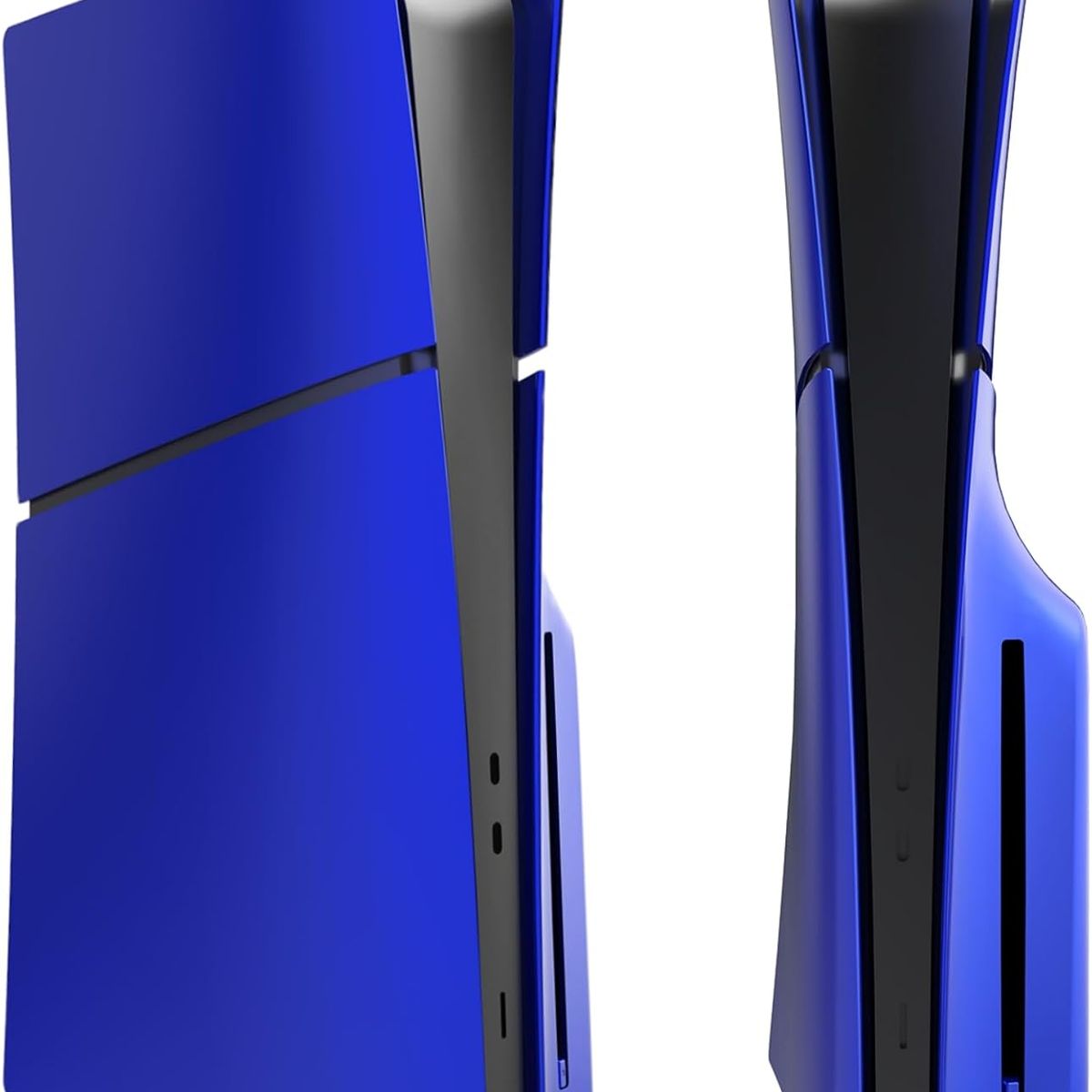 GENERICO - Carcasa Case Tapa Faceplate Para Ps5 Slim Color Azul