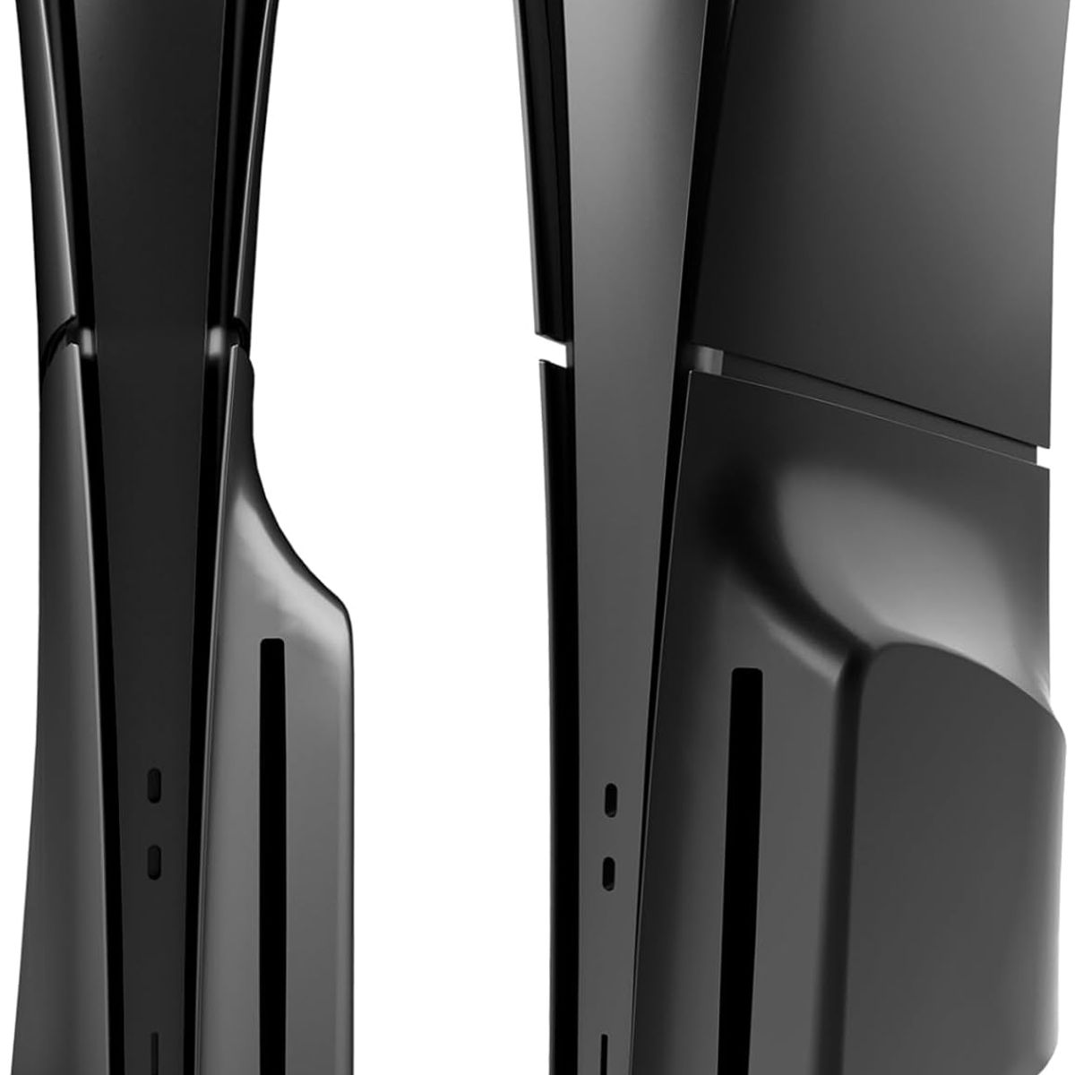 GENERICO - Carcasa Case Tapa Faceplate Para Ps5 Slim Color Negro