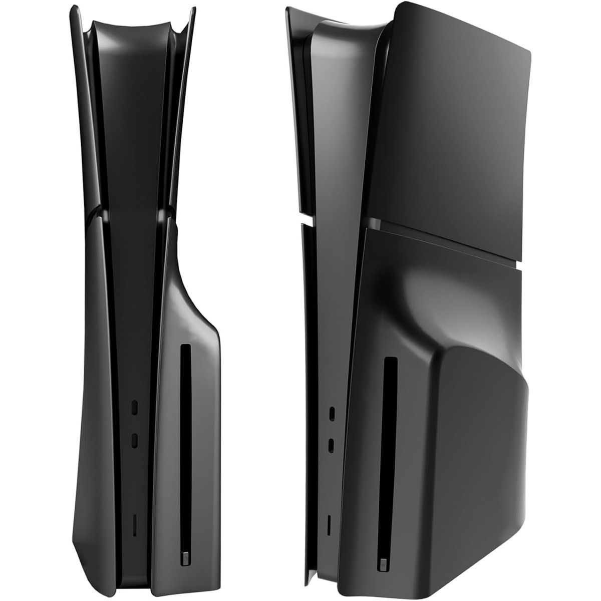 GENERICO - Carcasa Case Tapa Faceplate Para Ps5 Slim Color Negro