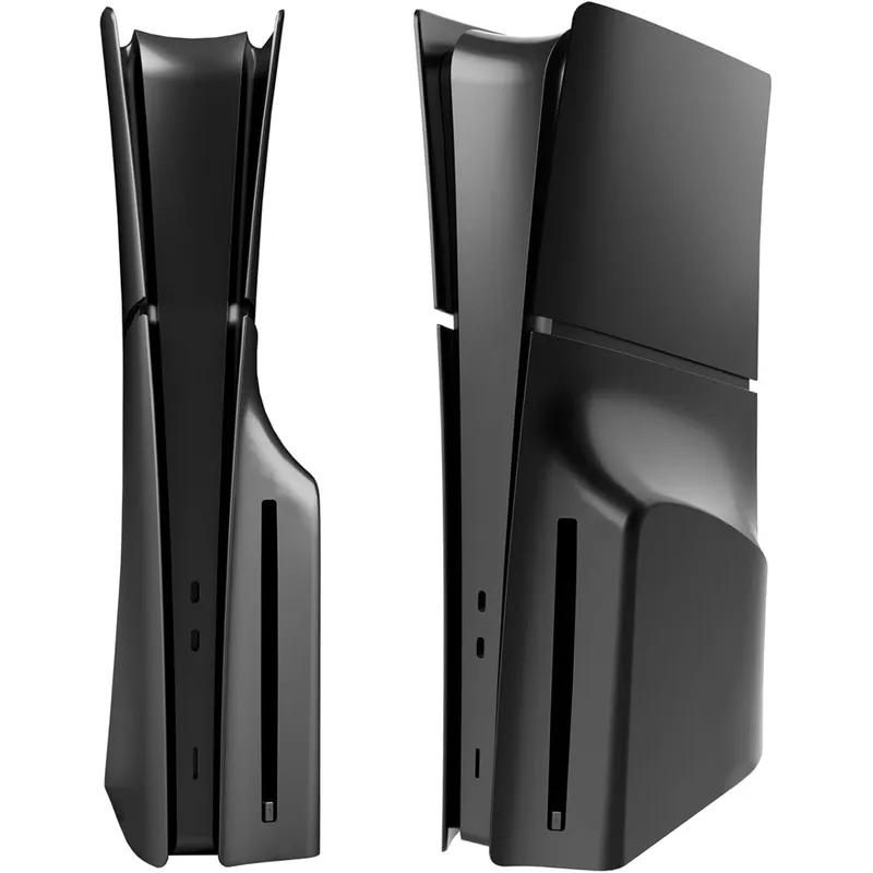 GENERICO - Carcasa Case Tapa Faceplate Para Ps5 Slim Color Negro