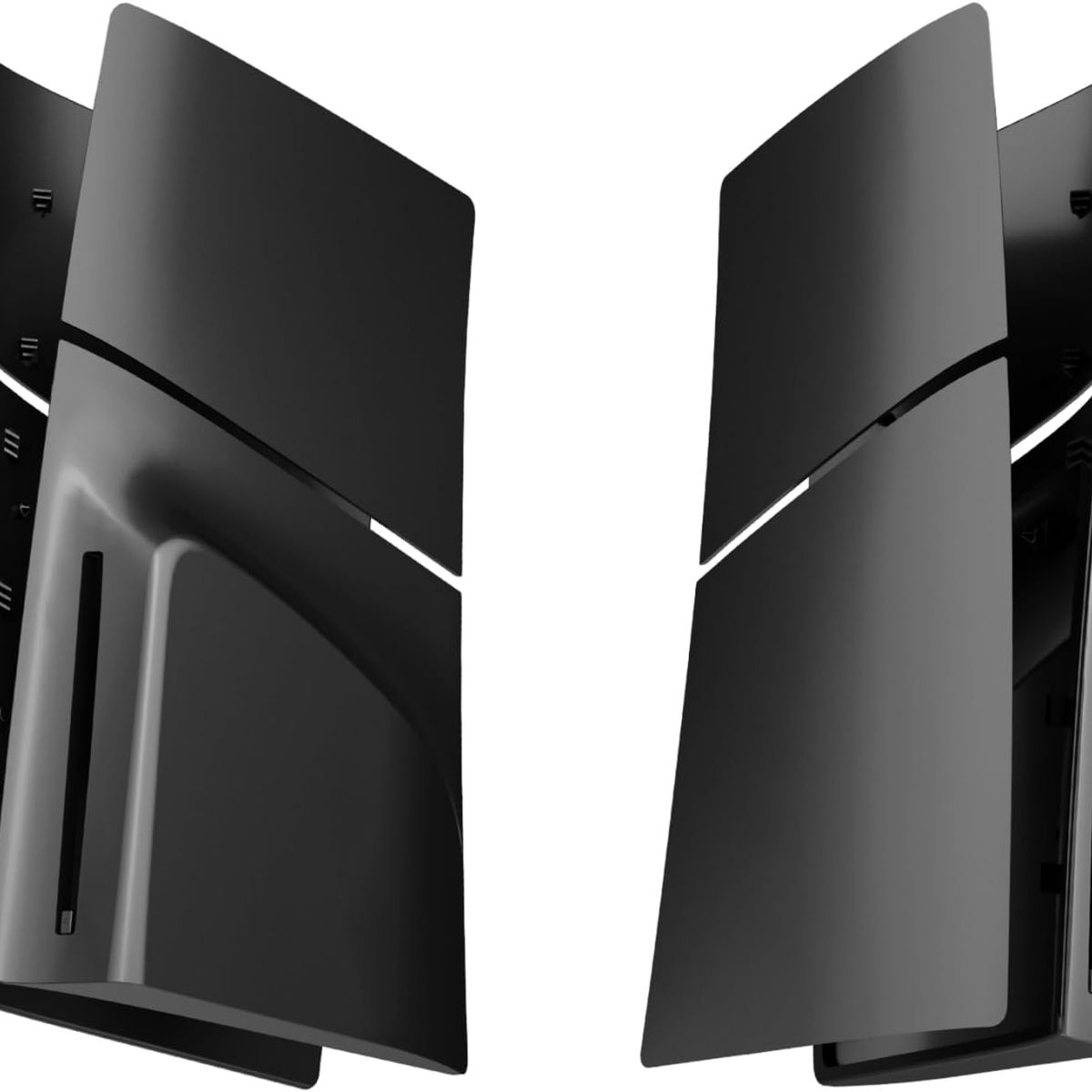 GENERICO - Carcasa Case Tapa Faceplate Para Ps5 Slim Color Negro