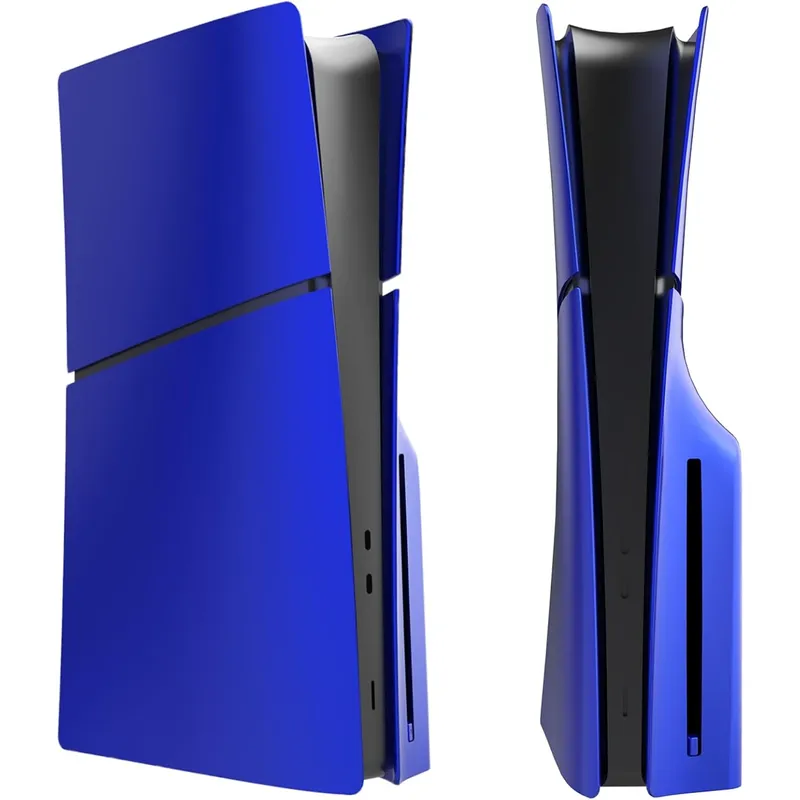 GENERICO - Carcasa Case Tapa Faceplate Para Ps5 Slim Color Azul