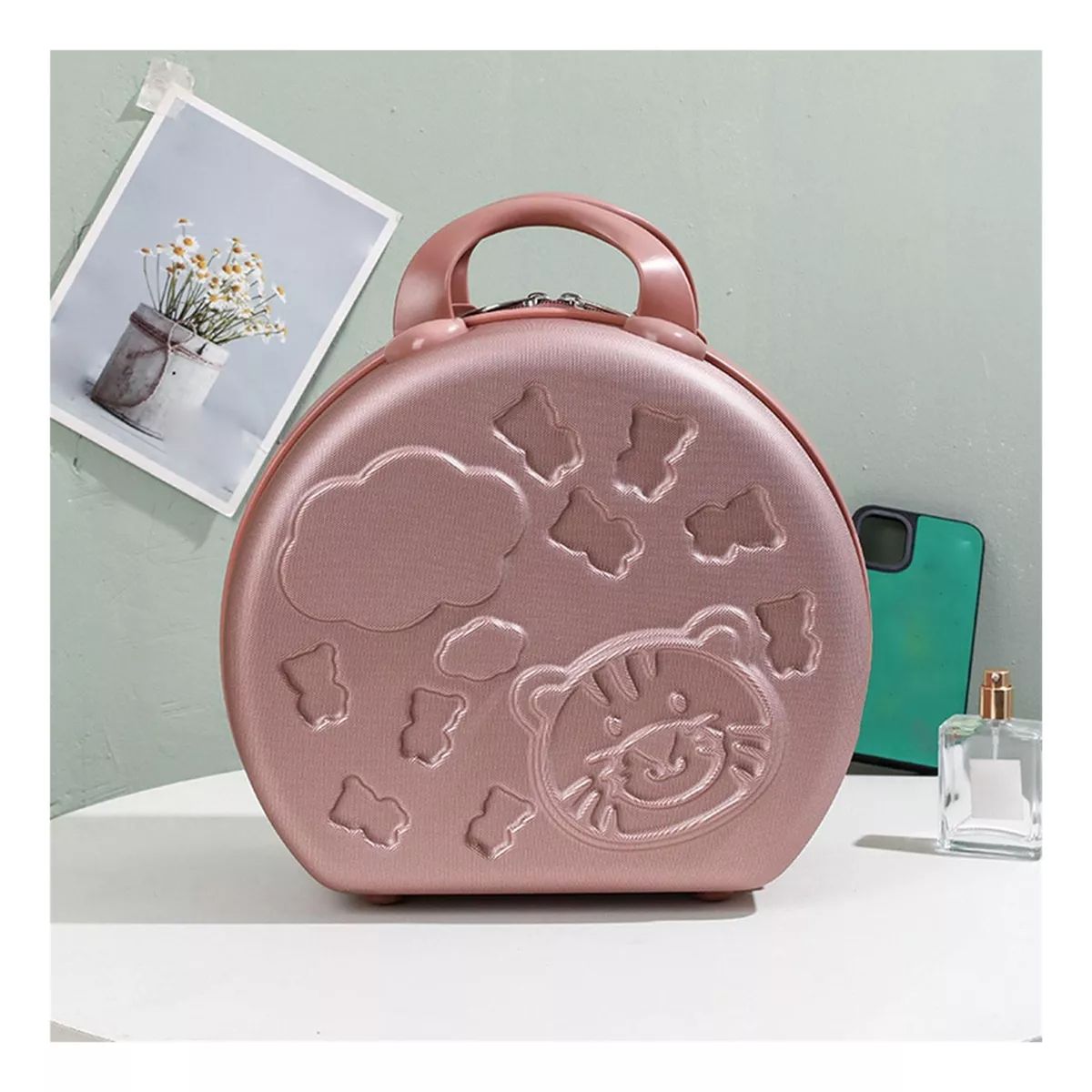 GENERICO - MALETA PORTÁTIL DE VIAJE NECESER DE COSMÉTICOS 3D