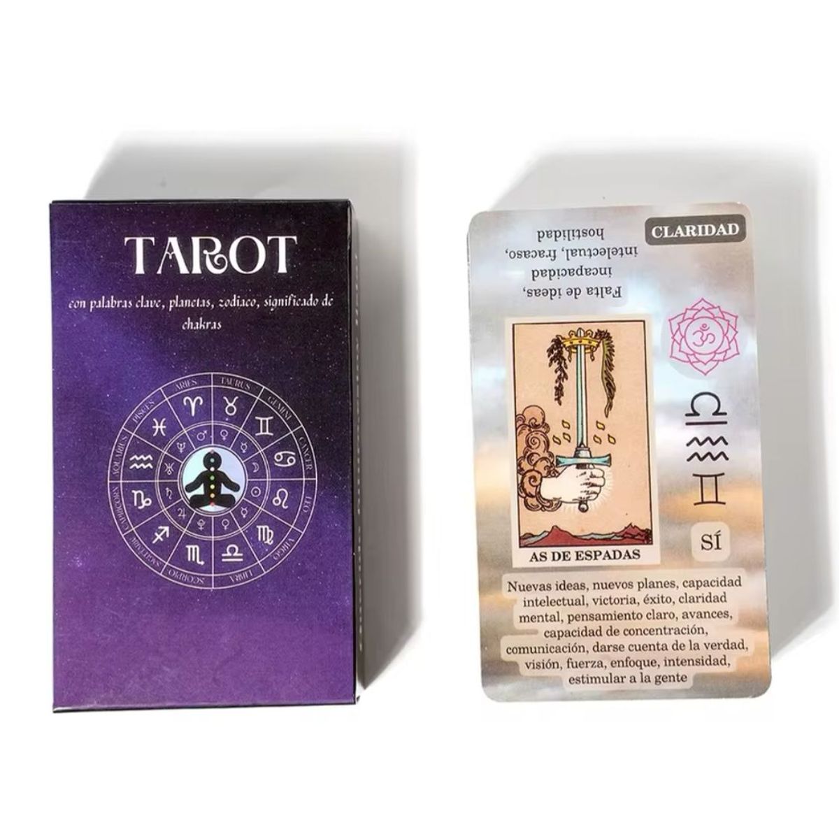GENERICO - CARTAS DE TAROT TROQUELADAS PARA PRINCIPIANTES