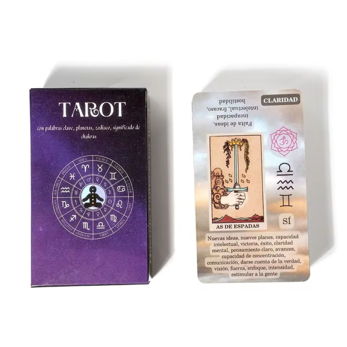 GENERICO - CARTAS DE TAROT TROQUELADAS PARA PRINCIPIANTES