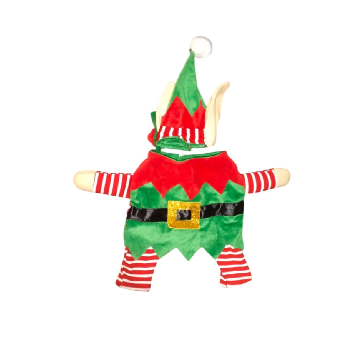 GENERICO - Traje duende con orejas para mascotas perro gato 3D talla 1