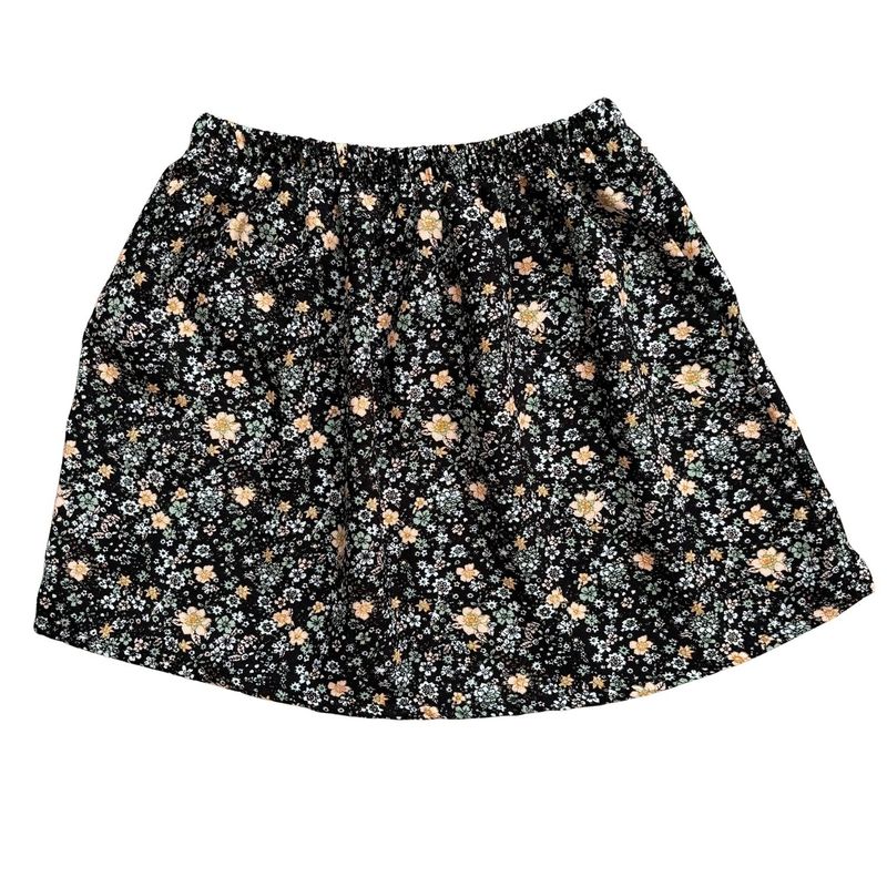 RED CARROT - Falda negra con flores