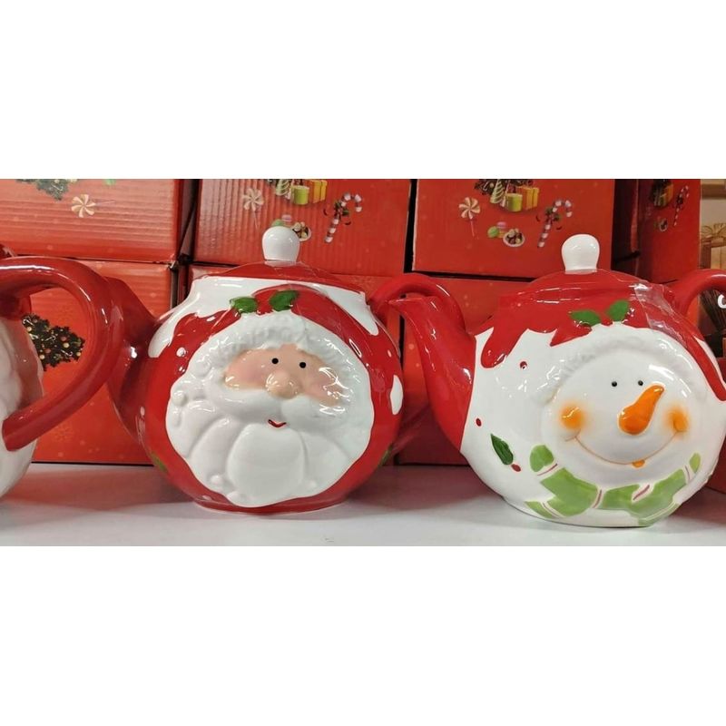 GENERICO - Tetera Festiva con diseño Navideño