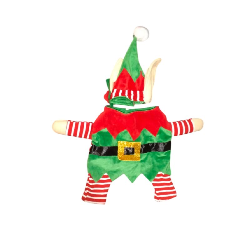 GENERICO - Traje duende con orejas para mascotas perro gato 3D talla 2