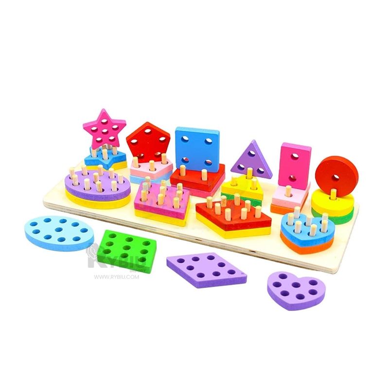 RYBIU IMPORT - Juego de Diversas Formas en Multicolor Y+Post-it Adhesivos