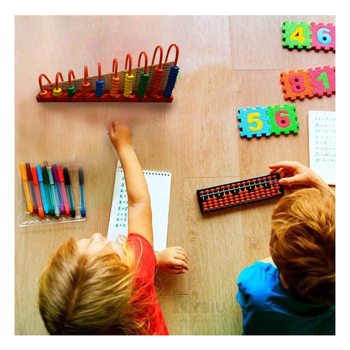 RYBIU IMPORT - Juego Didactico de Matematicas para Niños en Multicolor