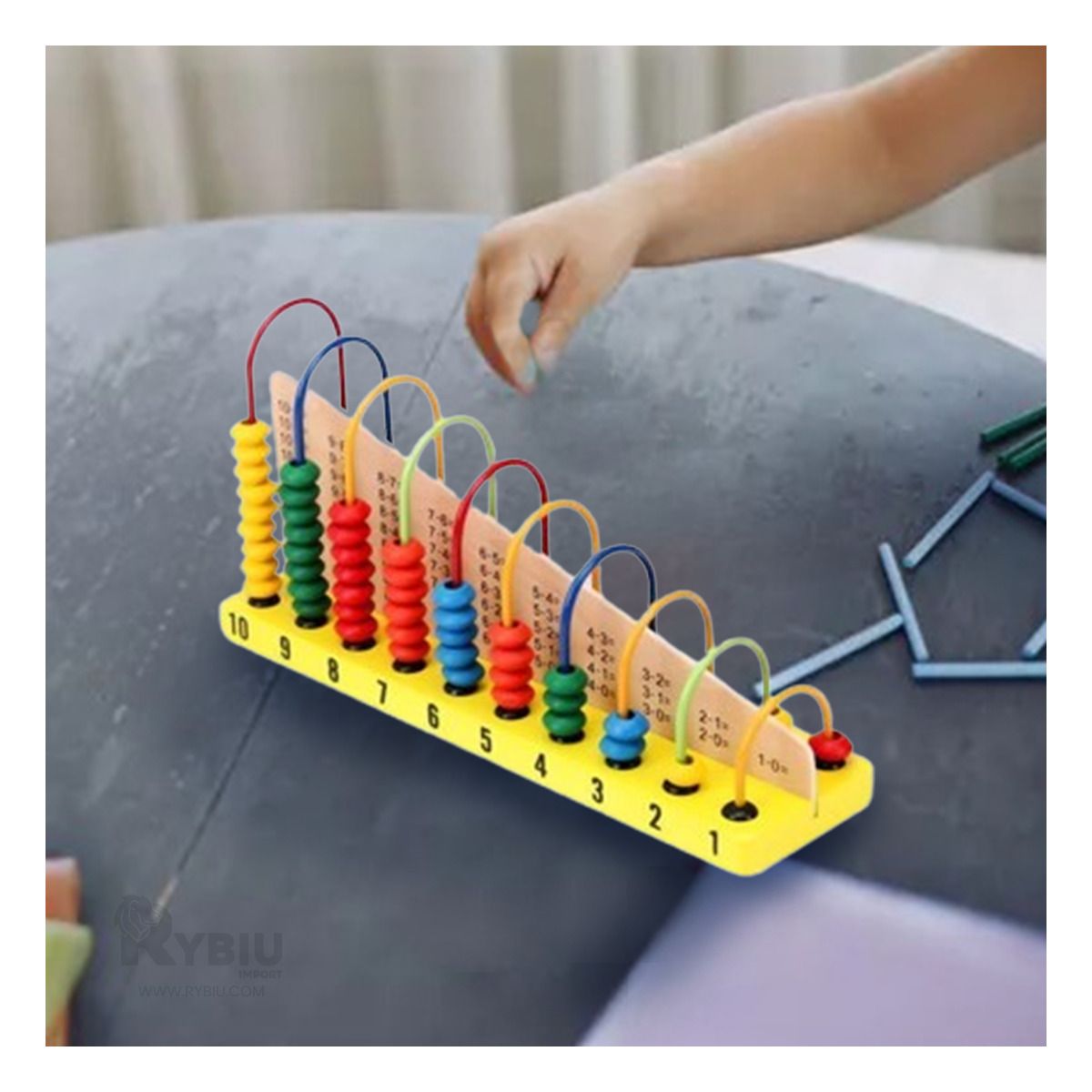 RYBIU IMPORT - Juego de Aprendizaje de Numeros Muticolor Y+Regalo Agendita