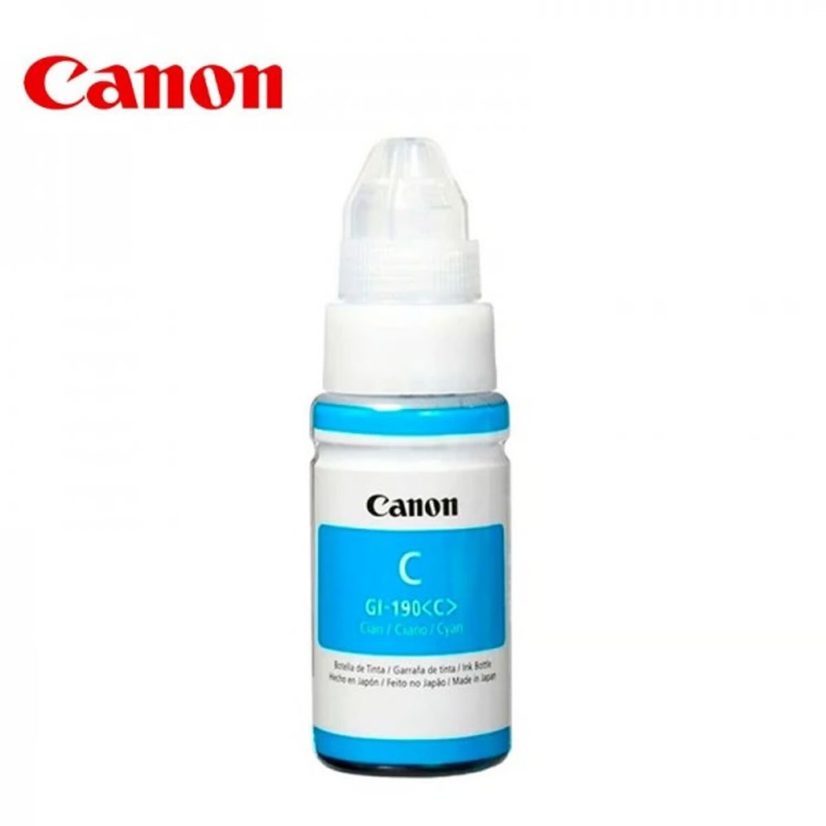 EPSON - Botella de tinta Canon GI-190C Cyan Para G3110 G4110