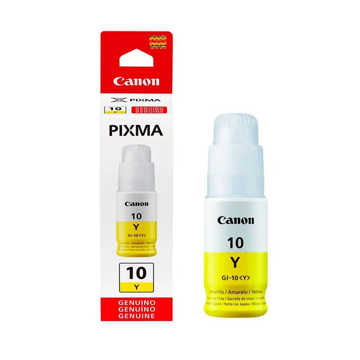CANON - Botella de Tinta Canon Gi-10Y Yellow Para G6010 G7010