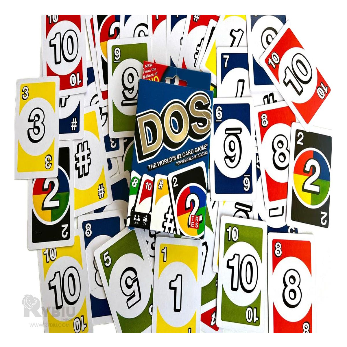 RYBIU IMPORT - Paquete Pequeño de Carton de Tono Azul Y+Regalo Stickers