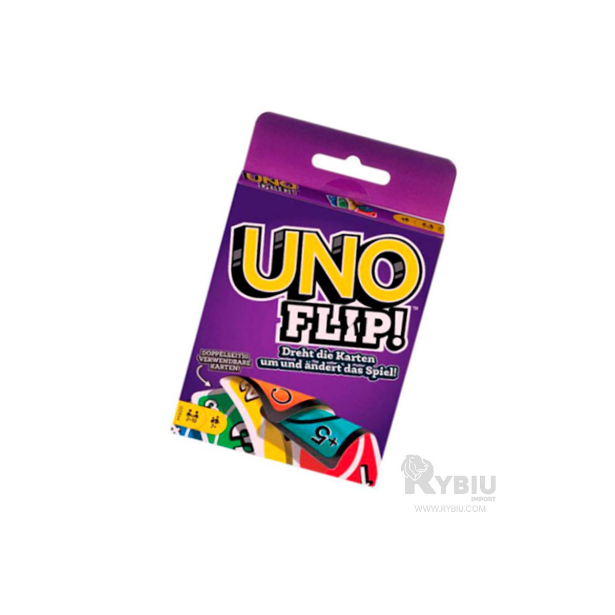 RYBIU IMPORT - Juego Divertido de Mesa Flip de Cartas de Tono Multicolor