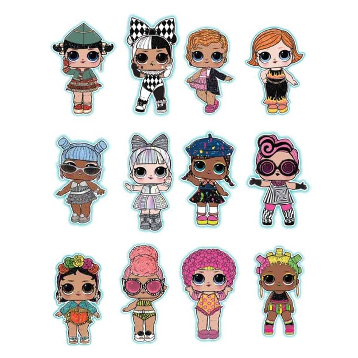 LOL - LOL Surprise Glitter Muñeca Brillo Luminosa con 8 Sorpresas