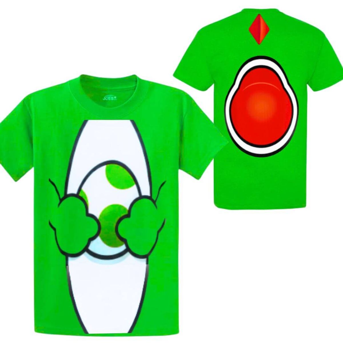 GENERICO - Polos Algodon Yoshi Verde Peluche - Talla 6 hasta XL