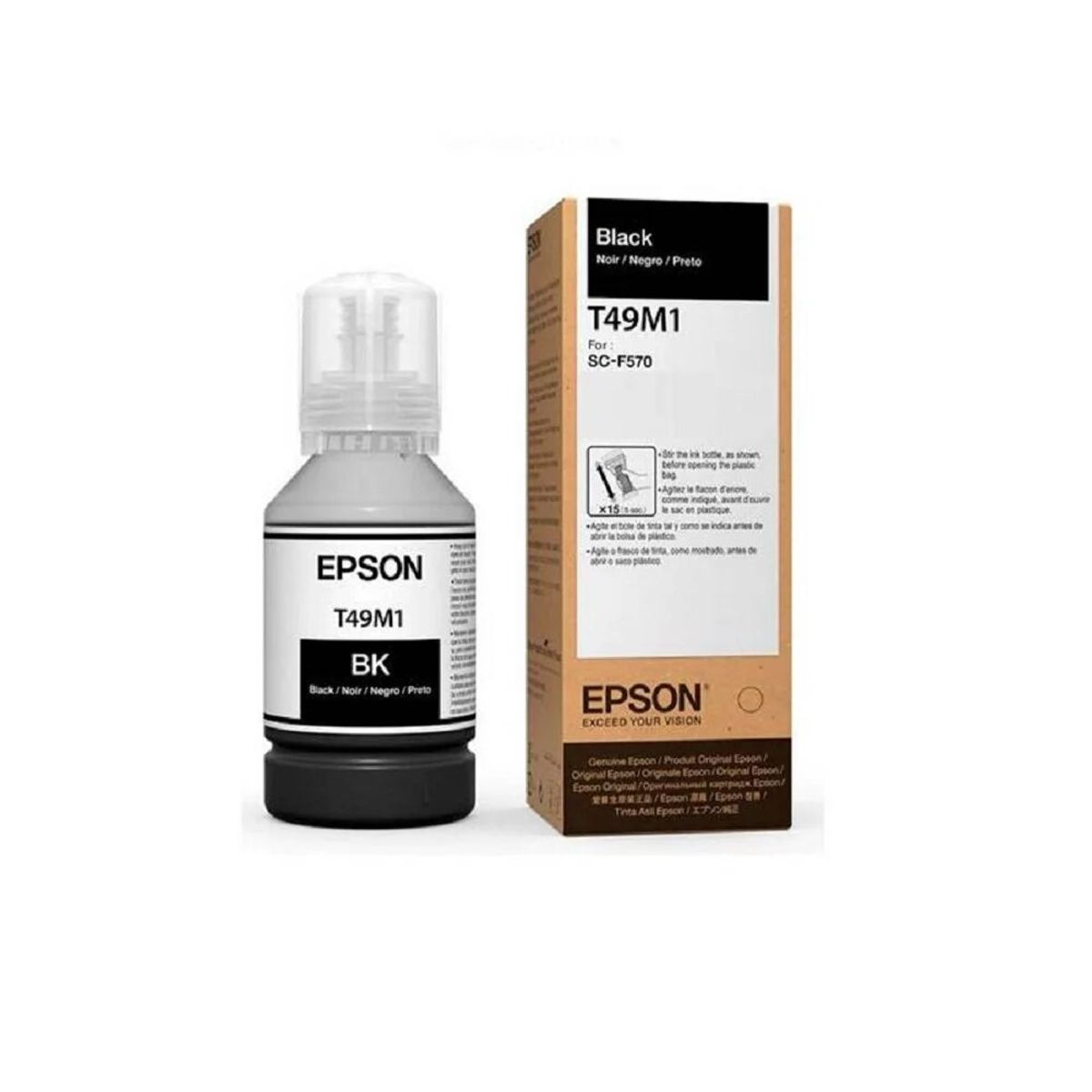 EPSON - TINTA EPSON T49M1 NEGRO T49M120 - 140ML