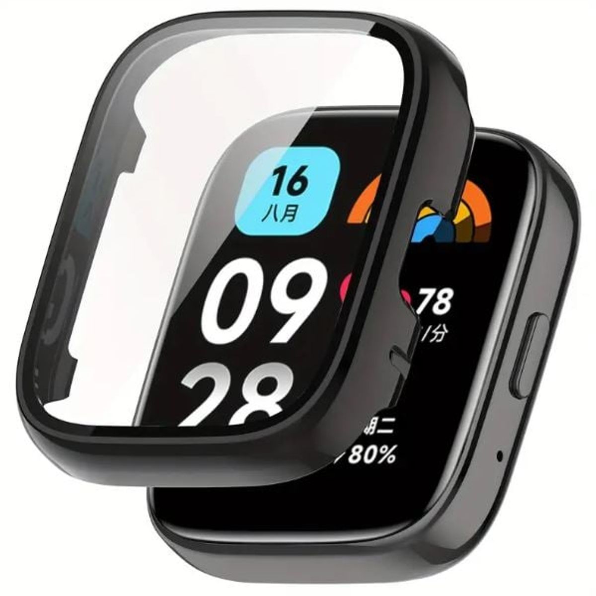 GENERICO - BUMPER PARA XIAOMI REDMI WATCH 3 ACTIVE NEGRO