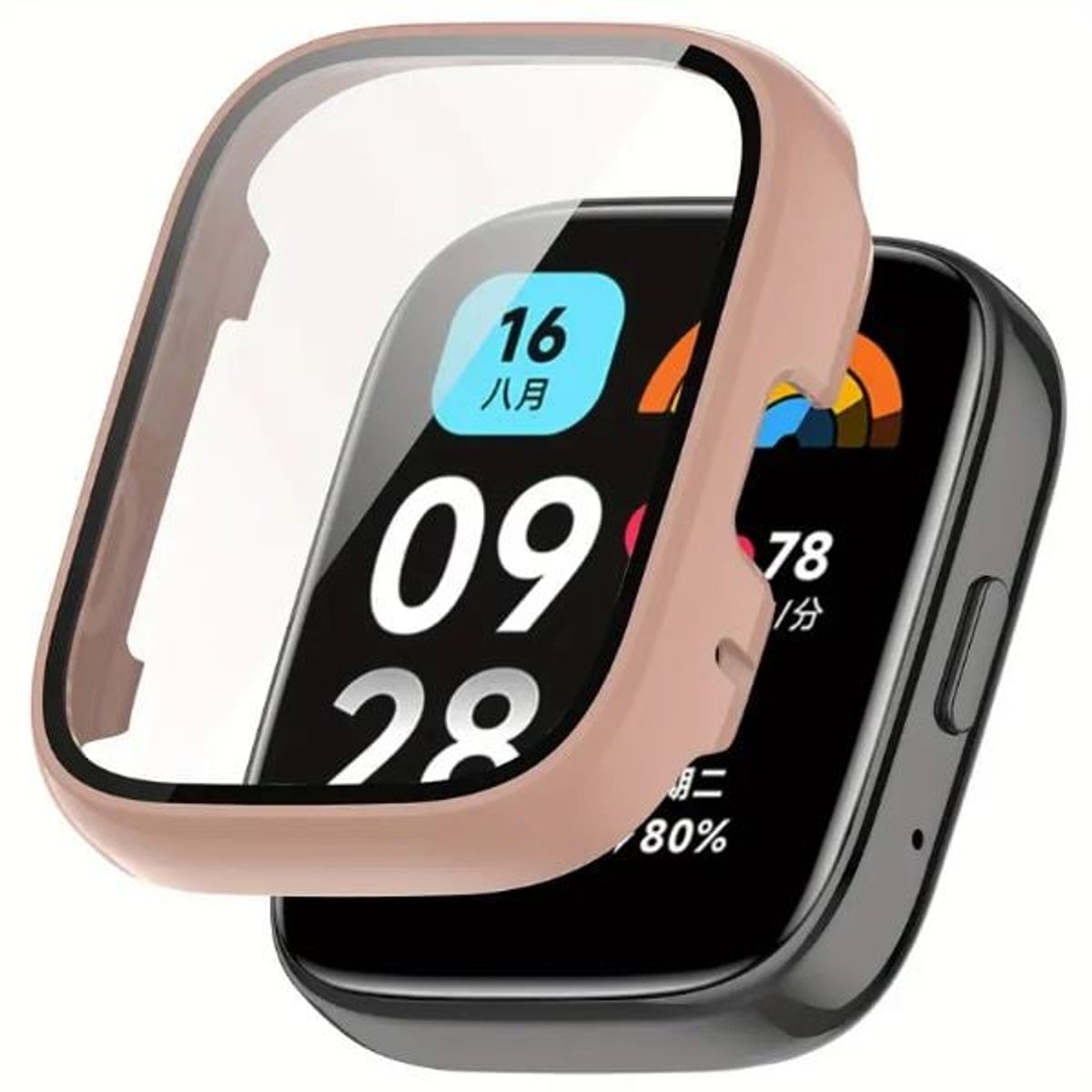 GENERICO - BUMPER PARA XIAOMI REDMI WATCH 3 ACTIVE ROSA
