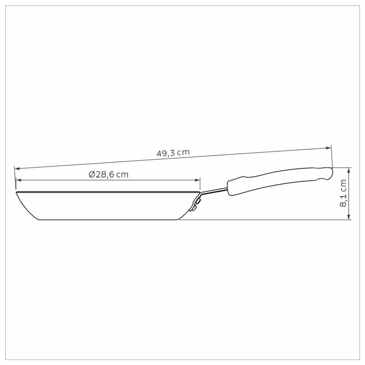 TRAMONTINA - Sarten Antiad 28Cm Profesional - Tramontina