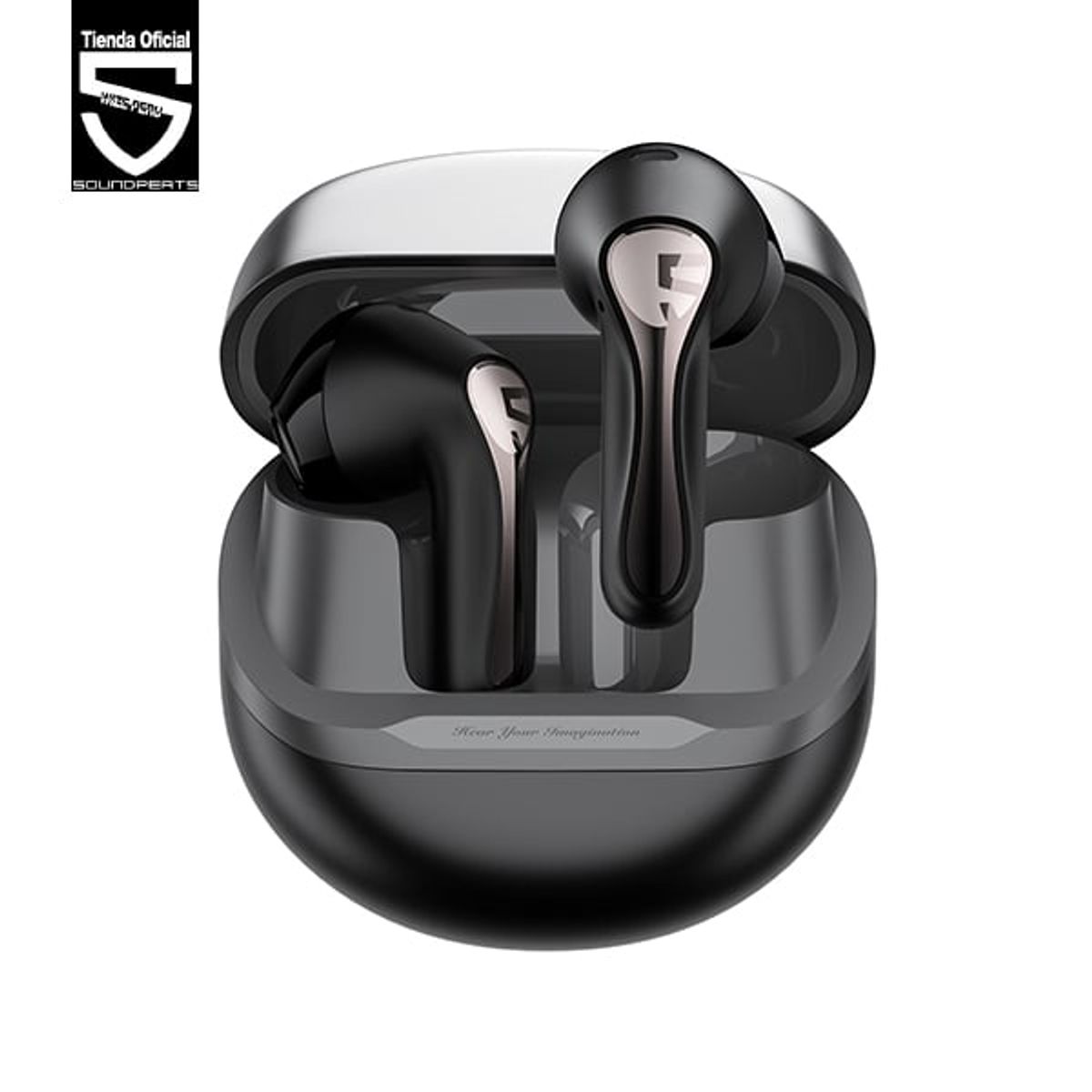 SOUNDPEATS - Audífonos Inalámbricos Soundpeats Air5  BT Negro