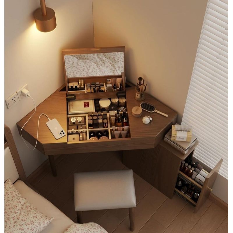 NACION MUEBLES - TOCADOR MULTIUSOS MODERNO MILE MARRÓN